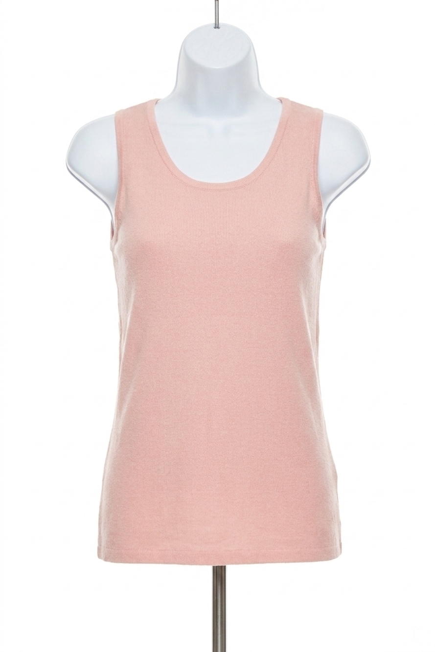 NEW FRENCH KYSS knit tank top in blush